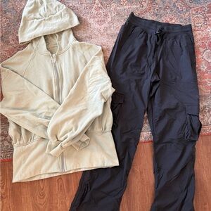 BUNDLE! - Lululemon Athletica Black Joggers & Zip-Up
